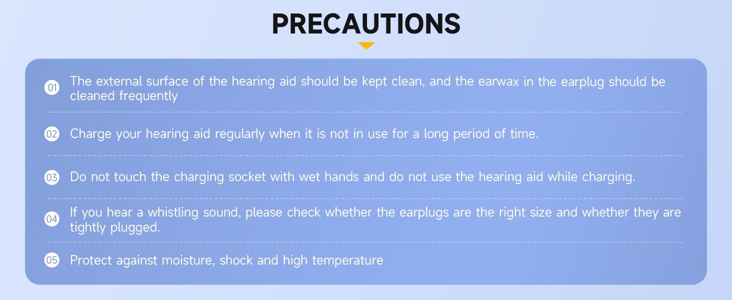 Rechargeable Digital sound amplifier BTE Hearing aid smart noise reduction HD