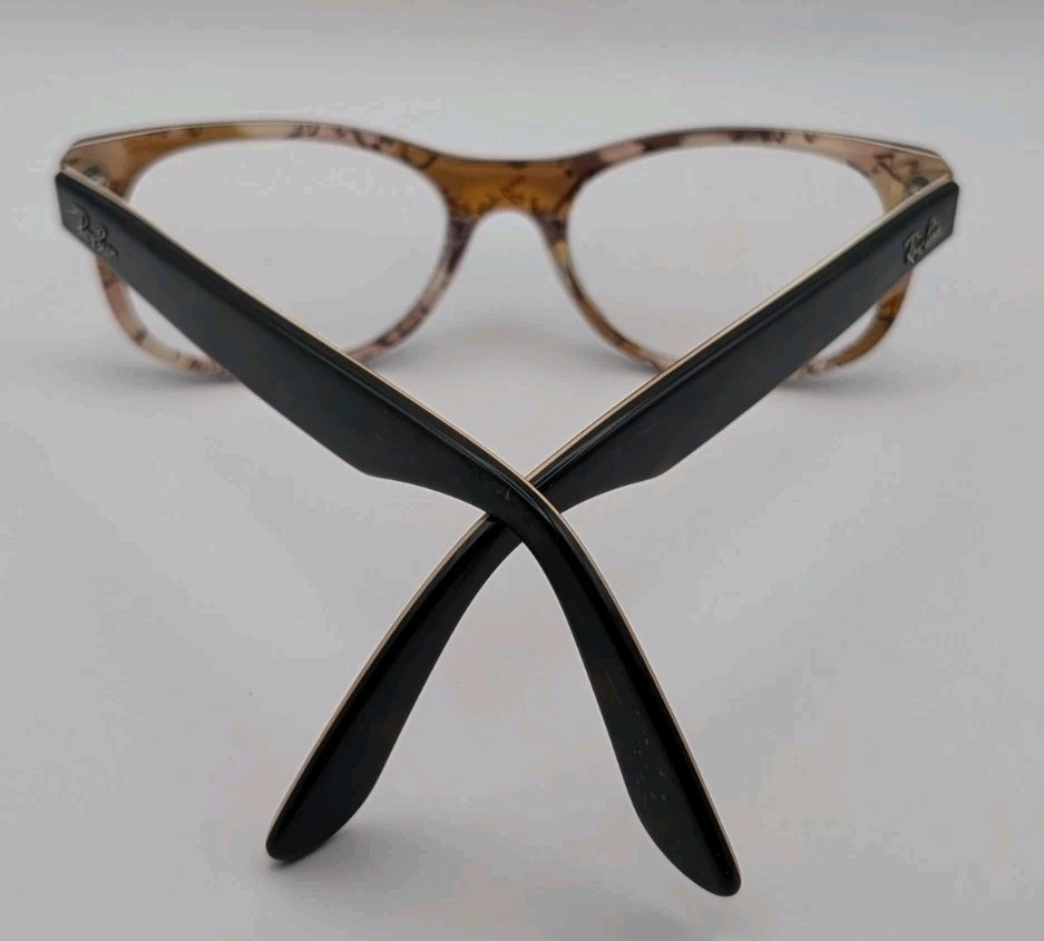 Ray-Ban RB 5184 5409 Glasses Frames Only Black Tortoise Logo Script 50 18 145