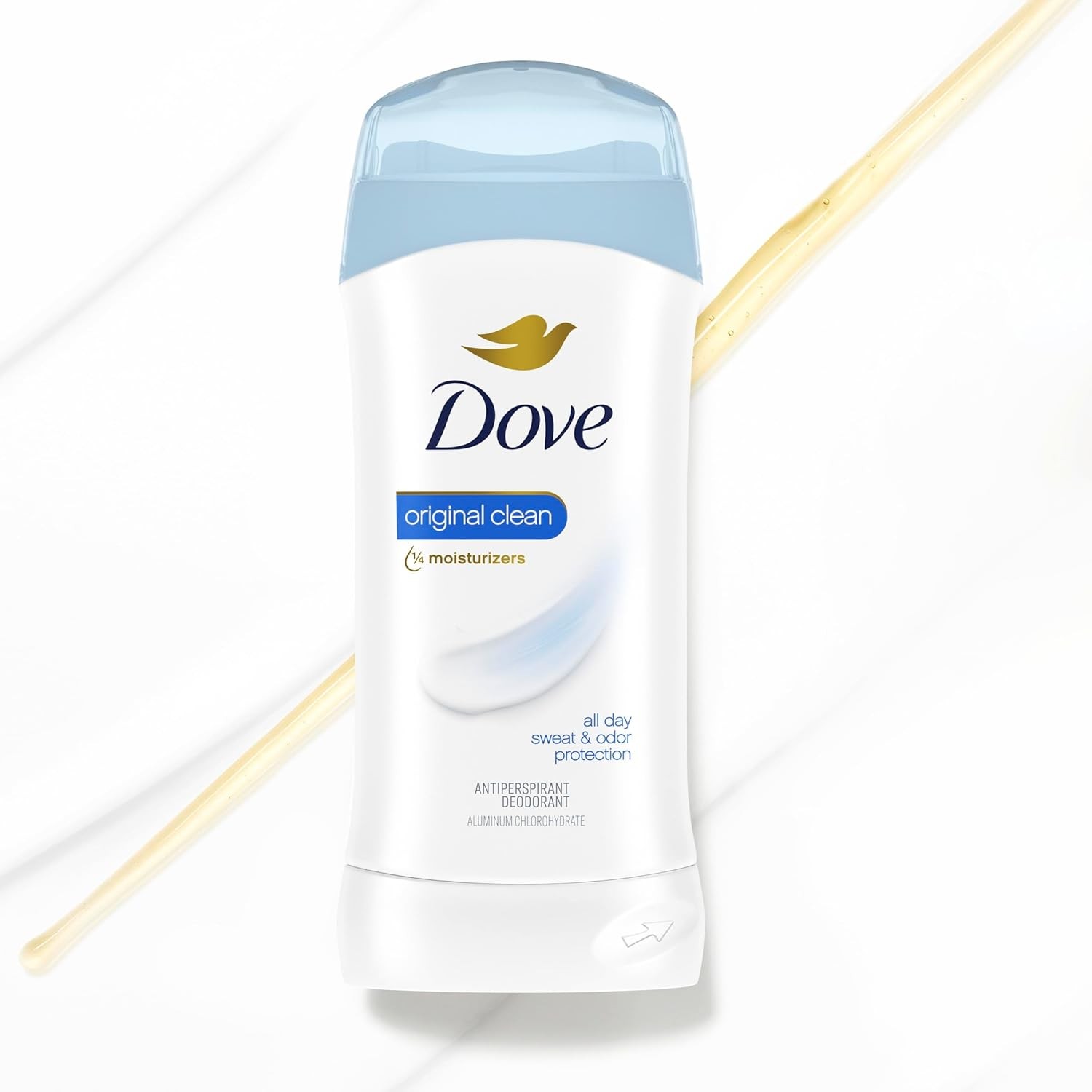 Dove Invisible Solid Antiperspirant Deodorant Stick 2 Count Original Clean, for