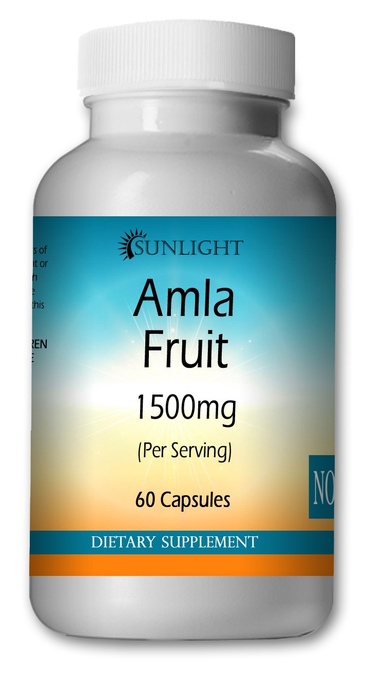 Amla Fruit Extract Capsules – 1500mg Serving – New Bottle=