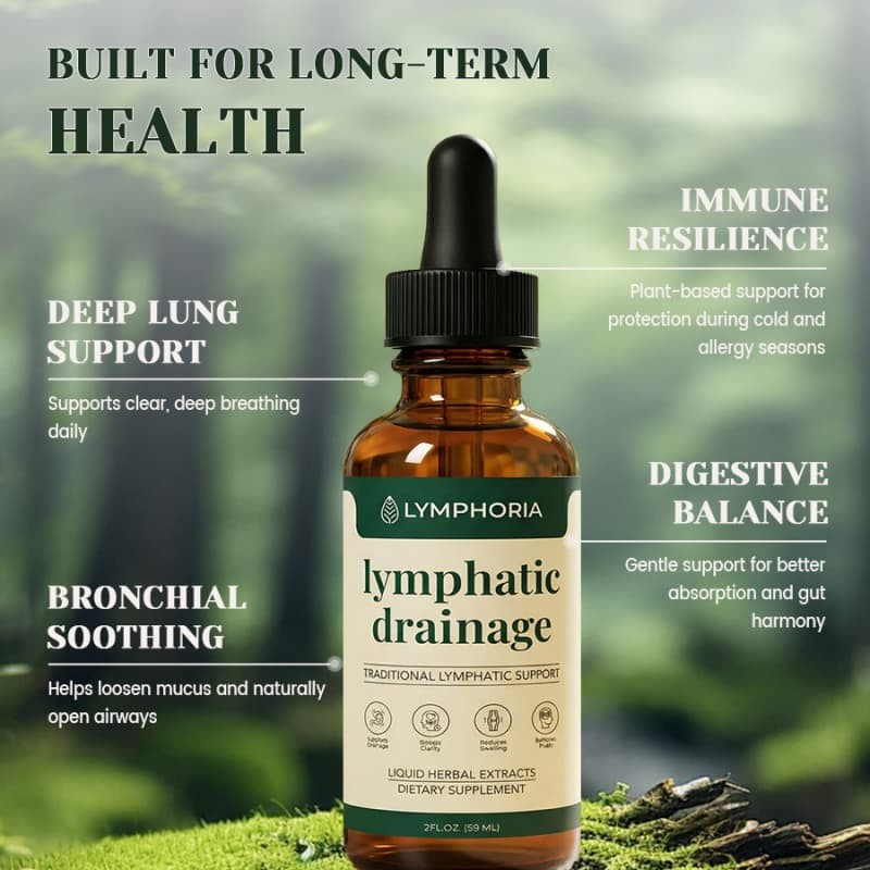 Lymphoria – Lymphatic Drainage Bloat Relief – Detox, & Immune Support 59ml US