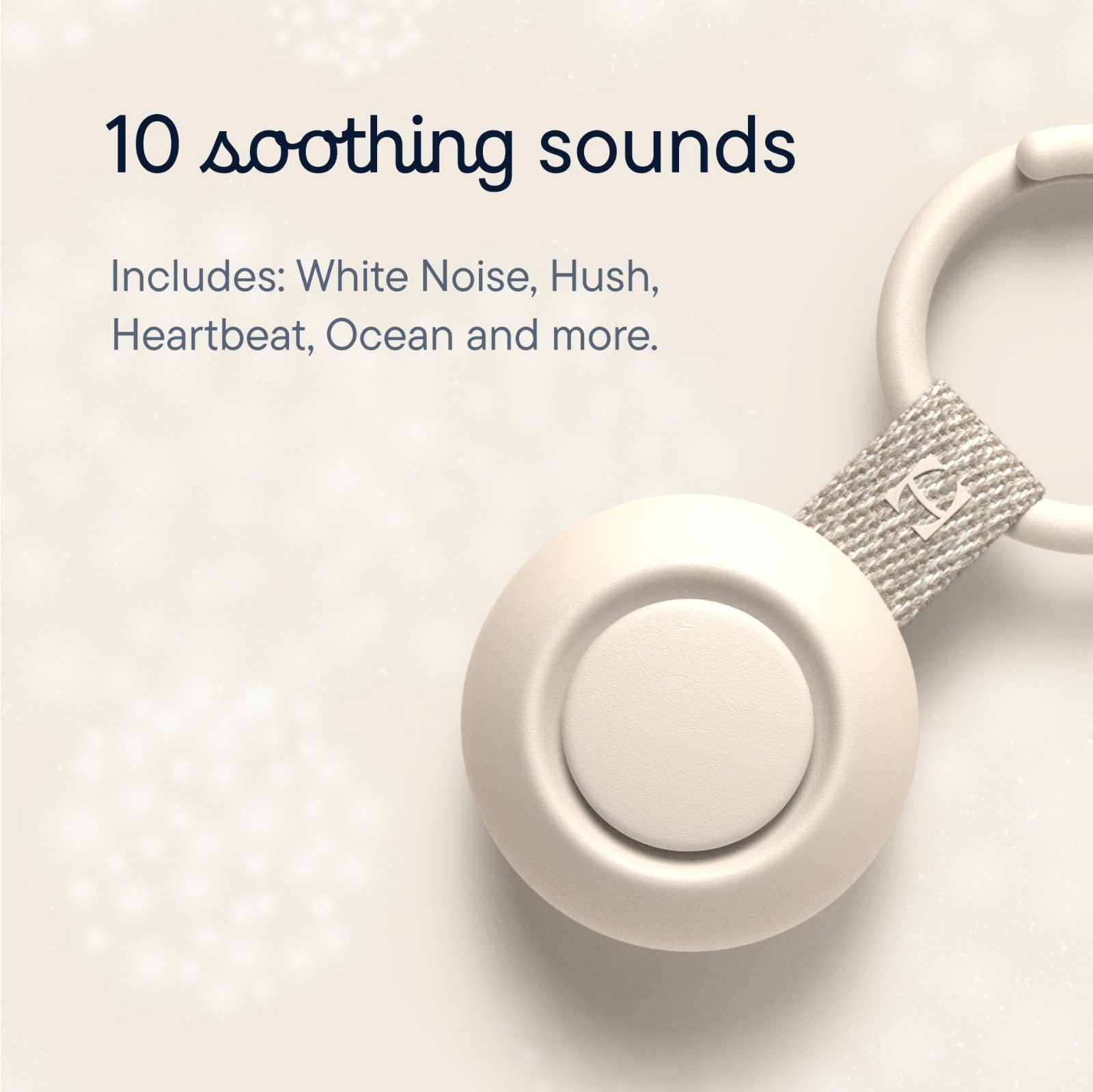 Portable Sound Machine for Babies & Kids | 10 Soothing Sounds | White Noise | Tr