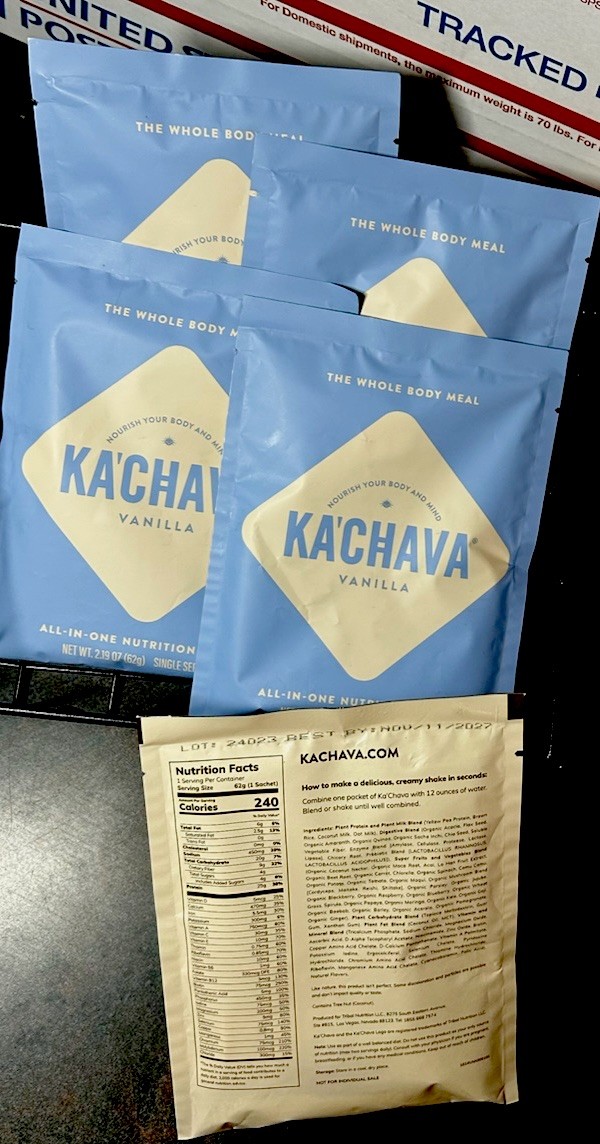 Kachava Vanilla 5Packets 5 Serving Meal Replacement Plant Protein Shake EXP 2027