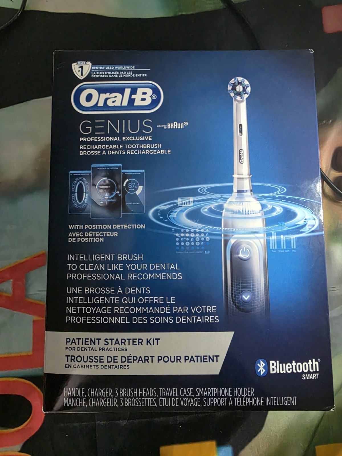 Crest + Oral-B Genius Electric Toothbrush Bundle Kit Bluetooth New Sealed