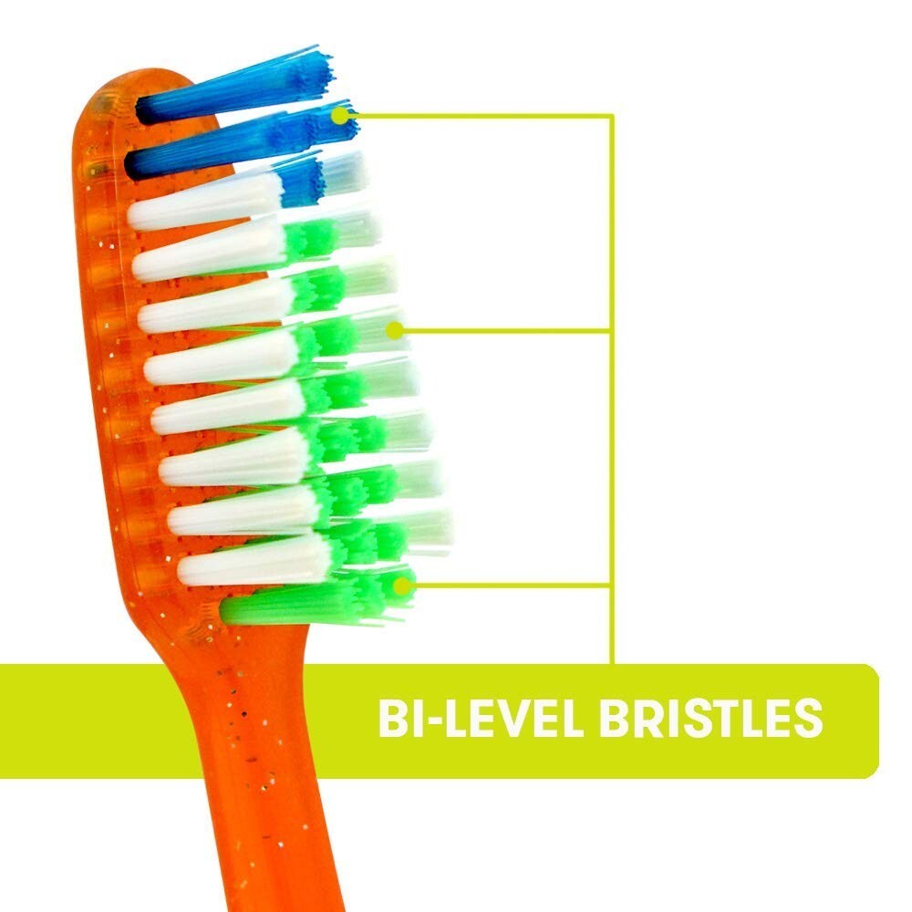 Reach Crystal Clean Toothbrush FIRM x 12 Pack with Free Travel Cap Firm Bristles