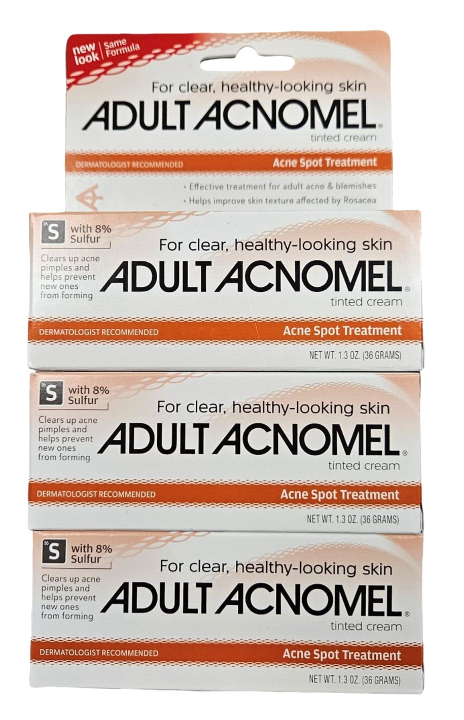 Acnomel Adult Acne Cream 1.3oz ( 3 pack ) NEW LOOK ARRIVING! ^