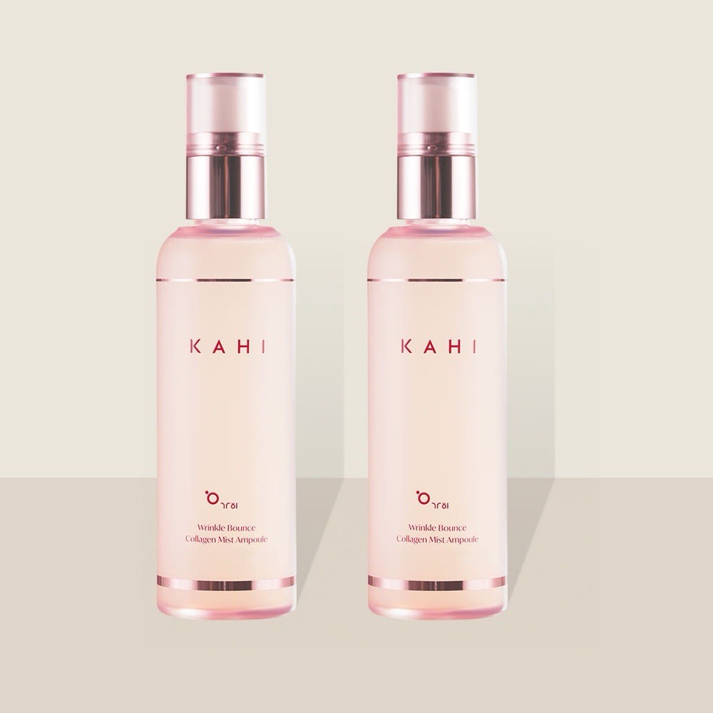 FedEx:4ea-Kahi PDRN Face Ampoule Mist 120ml Double Set Glow Skin Anti-Aging Mist