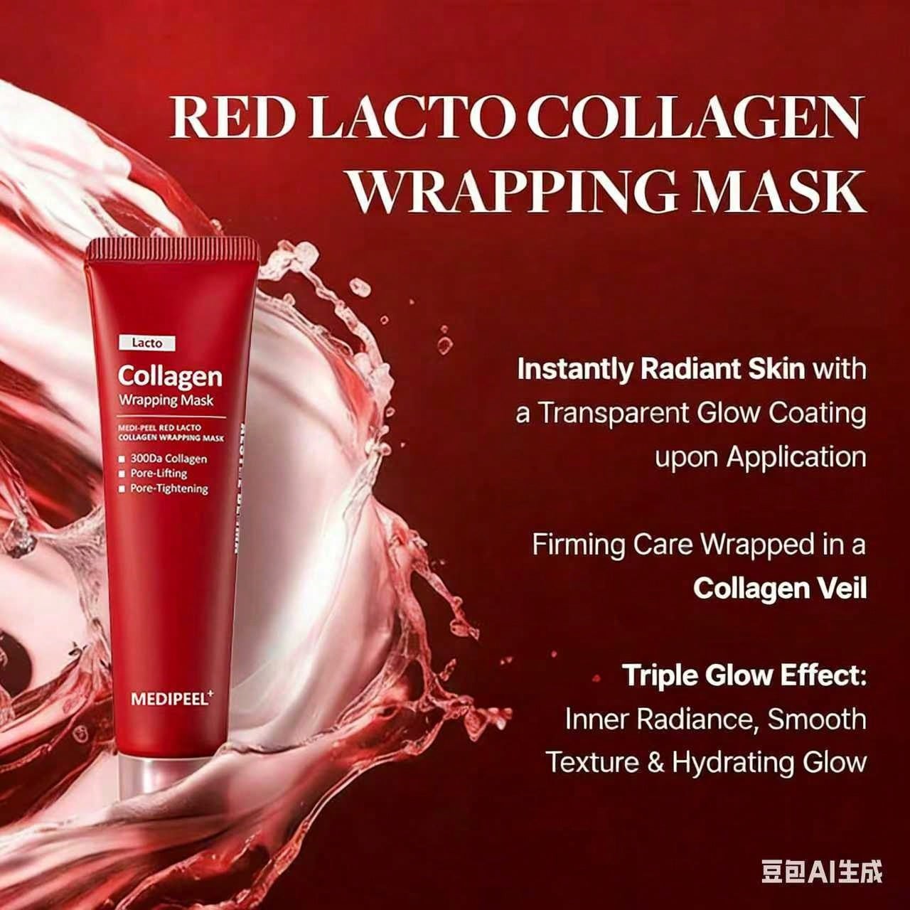 Lacto Collagen Wrapping Peel Off Mask Default For Glowy Hydrated Skin