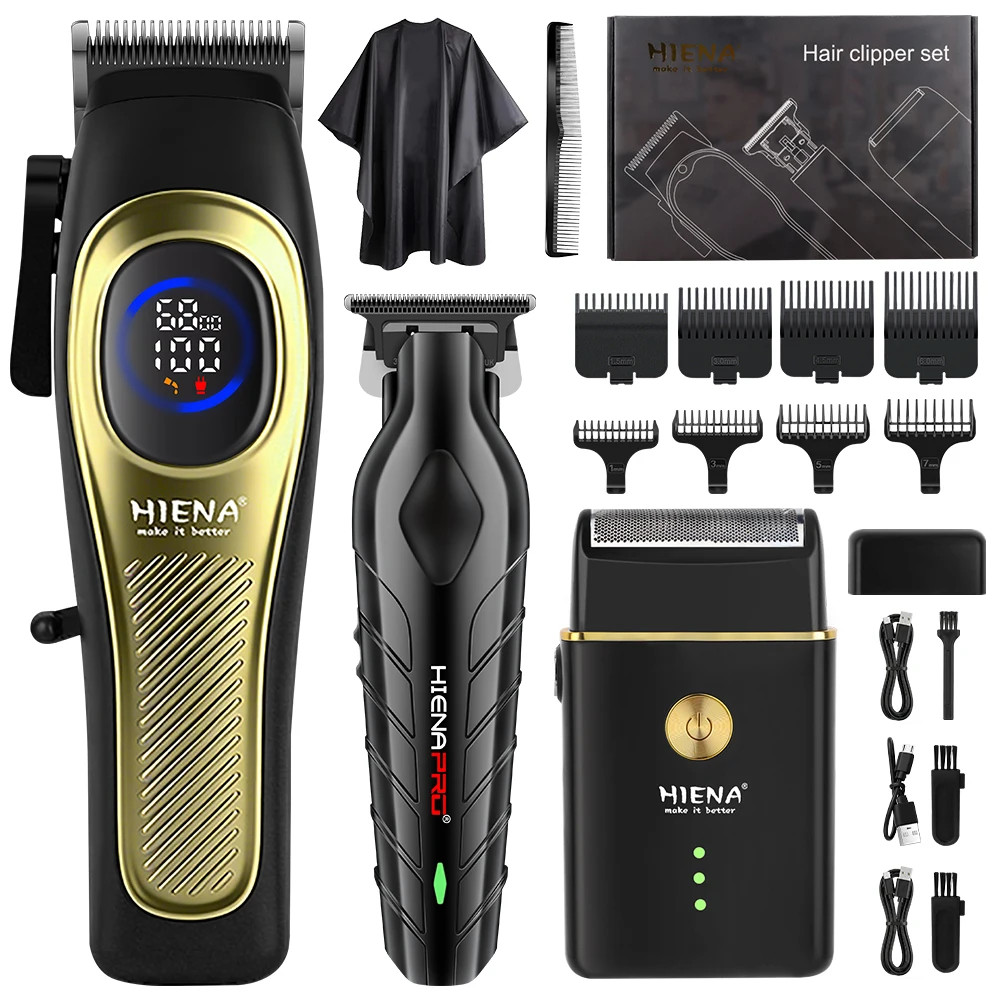 Hair Clipper Cordless Electric Hair Cutting Machine Portable Shaver Barber USB F