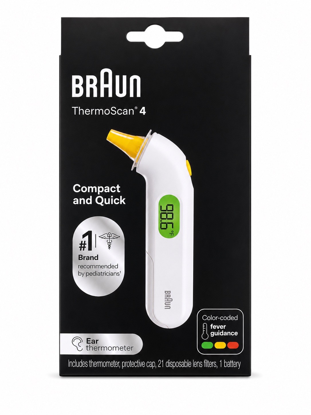 Braun ThermoScan 4 Compact Ear Thermometer
