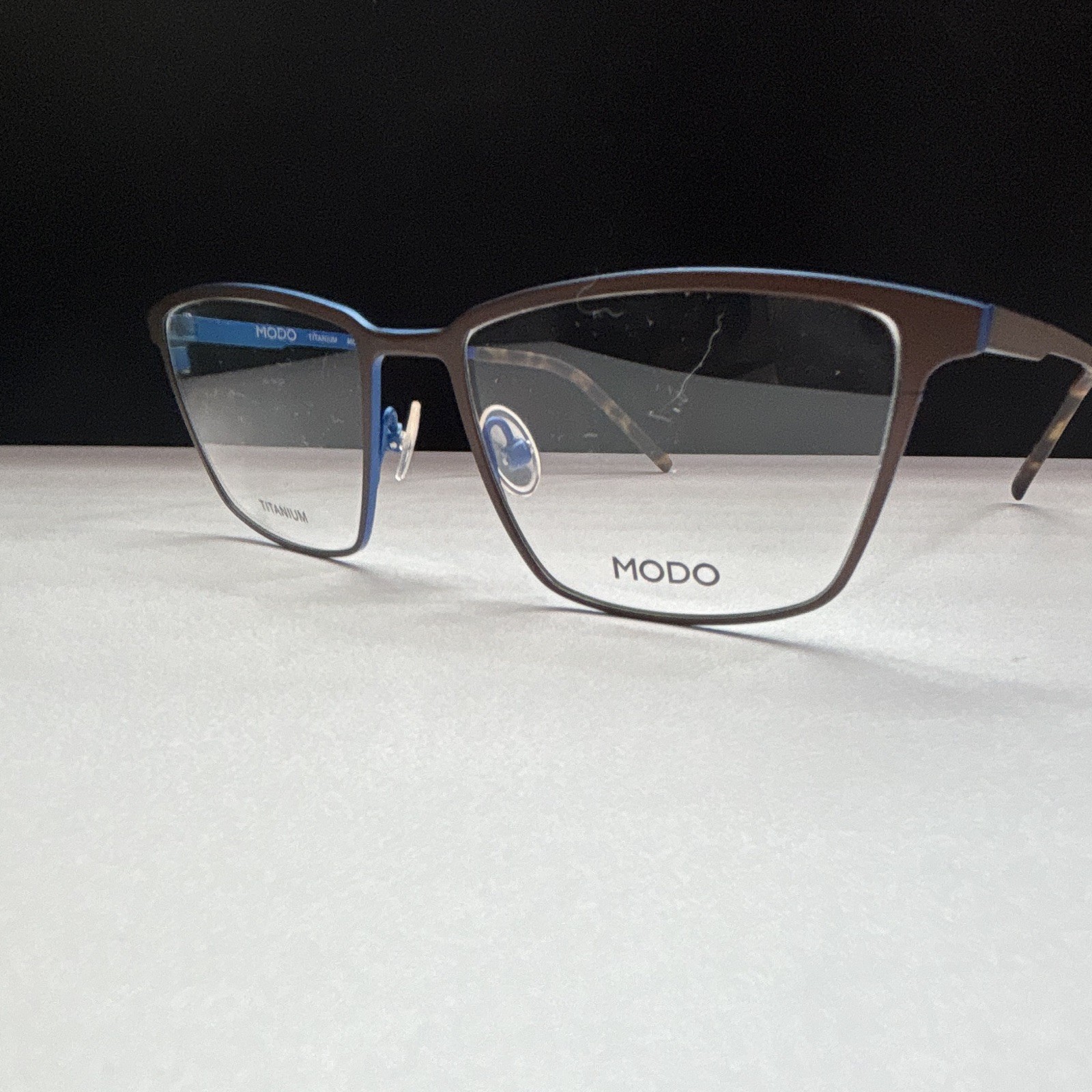 Modo 4230 Titanium Full Rim Eyeglasses Brown Unisex Adults 52-17-145