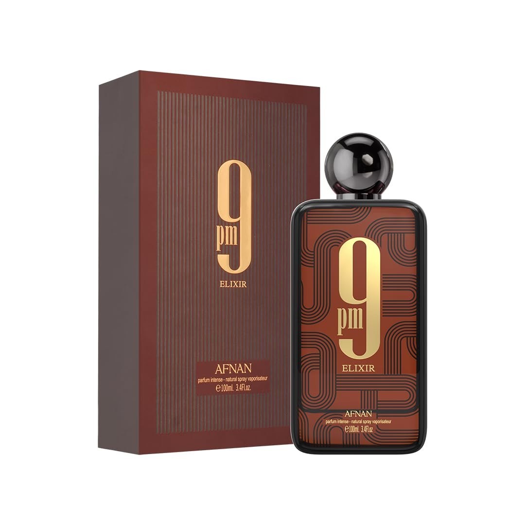 Captivating 9 PM Elixir Unisex Extrait de Parfum – 3.4 Fl. Oz Essence