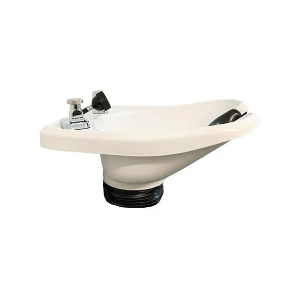 Wall Mounting, ABS PLASTIC WHITE Shampoo Bowl with a Tilt Mechanism – TLC-W13-WT