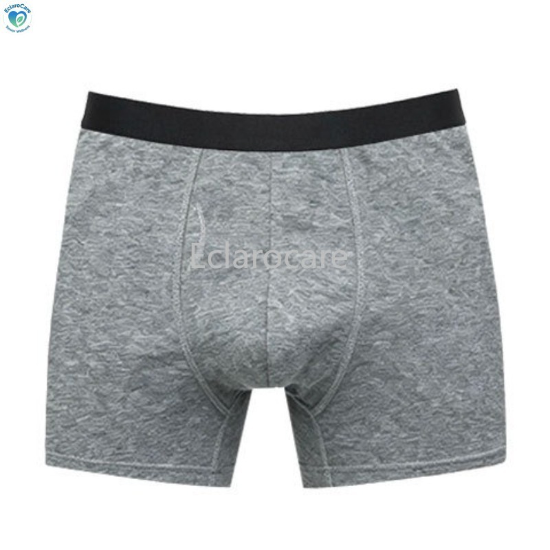 3Pcs Washable Incontinence Underwear for Men Leakproof Bladder Leakage Cotton