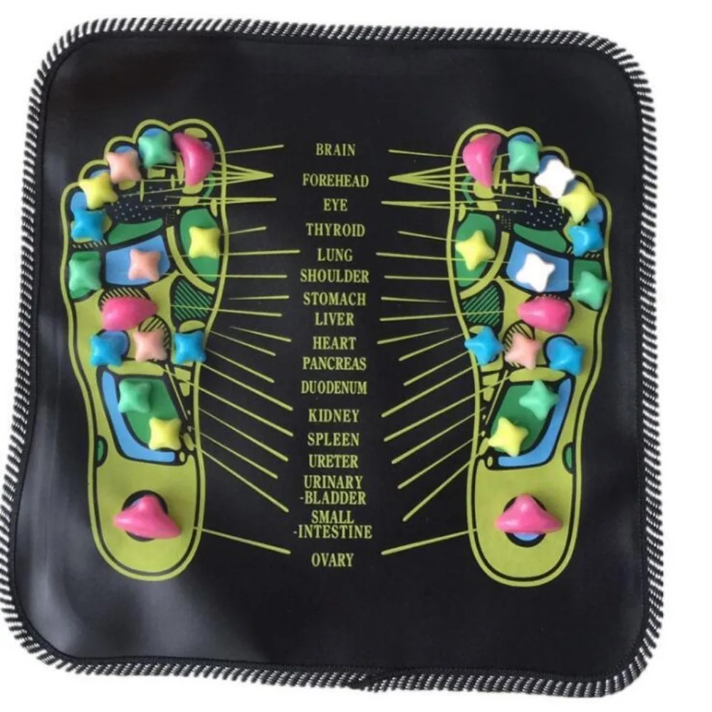 Foot Massage Pad Pebble Acupoint Massager Mat Relaxation Stress Relief Foot Care