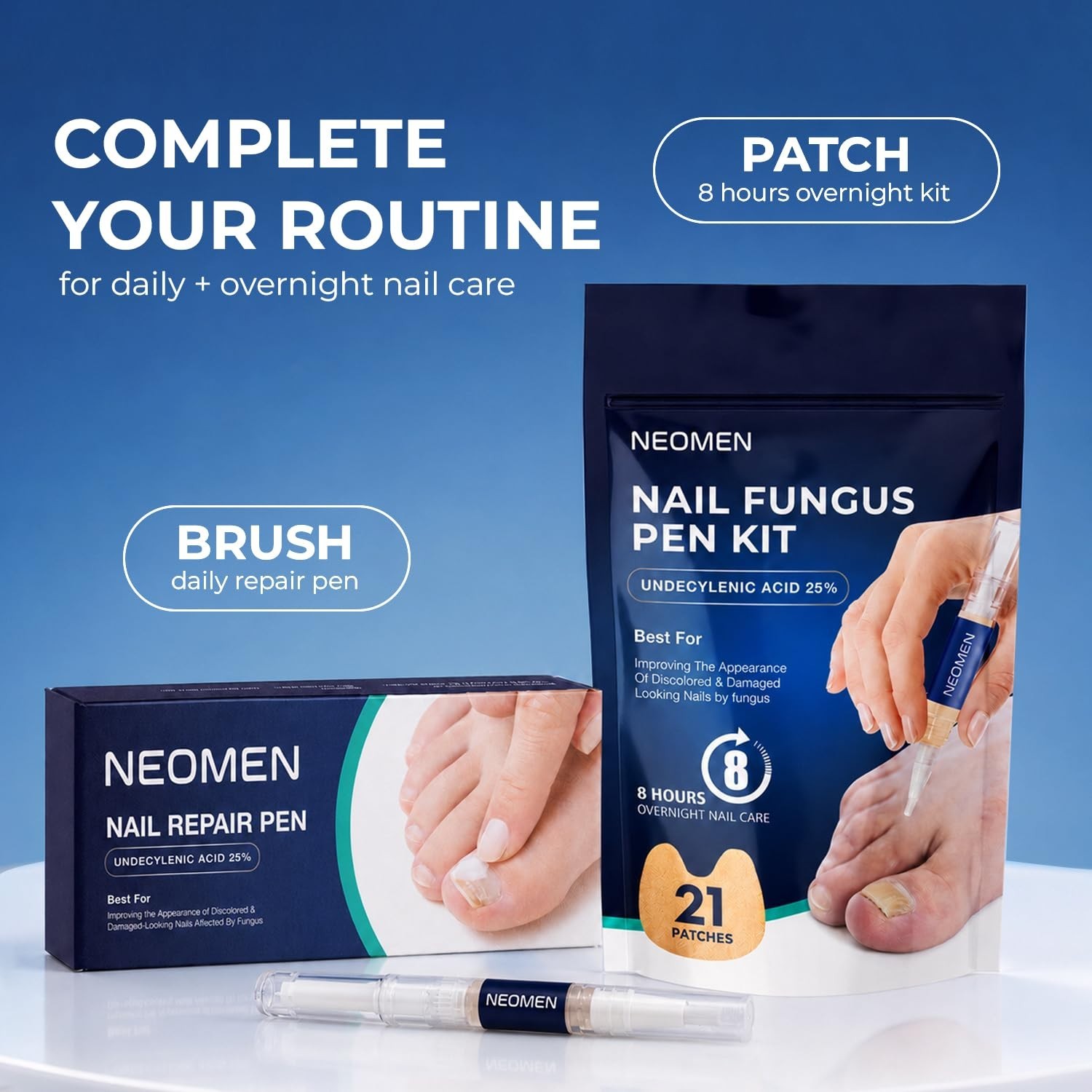 Nail Fungus Pen, Toenail Fungus Pen Treatment for Toenails & Fingernails, Daily