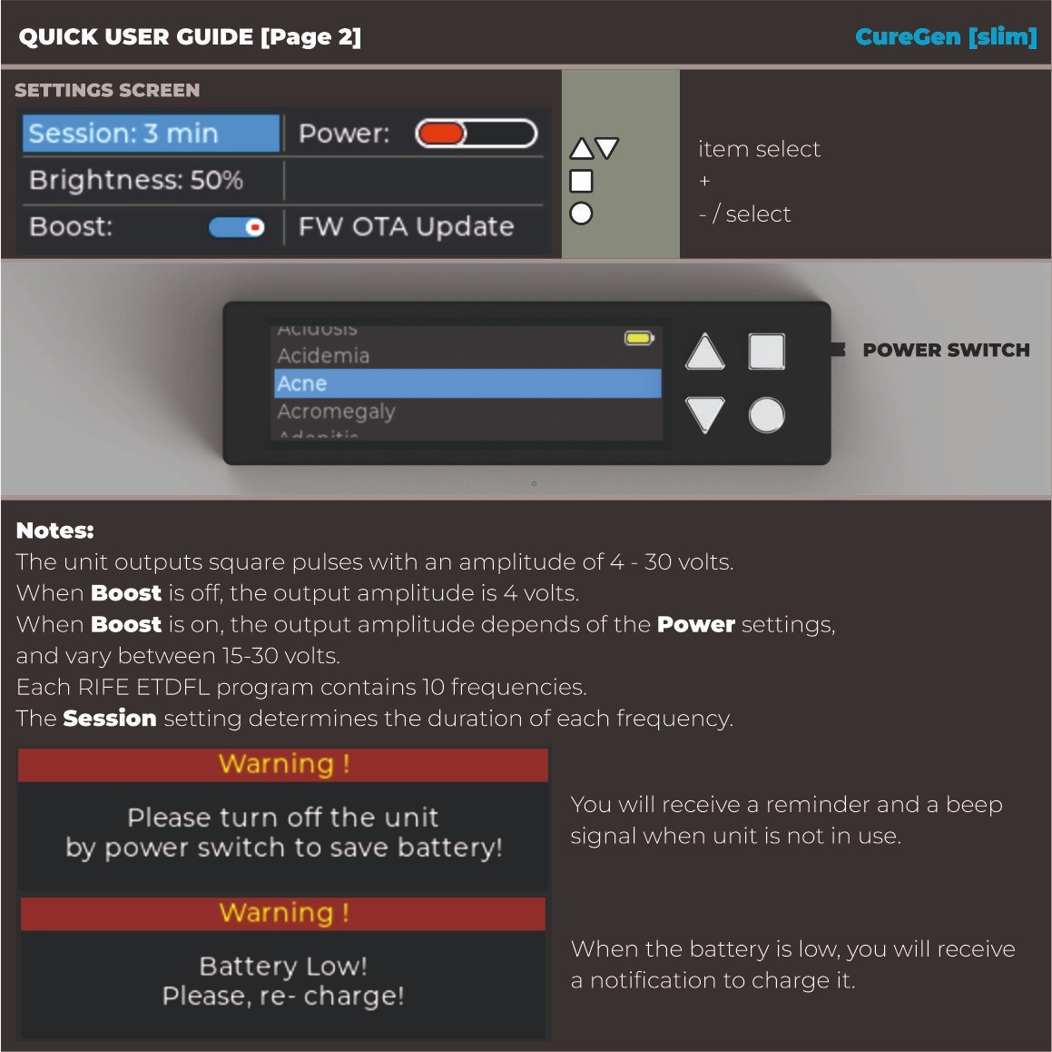 CureGen [slim] – Frequency Generator (ZAPPER)
