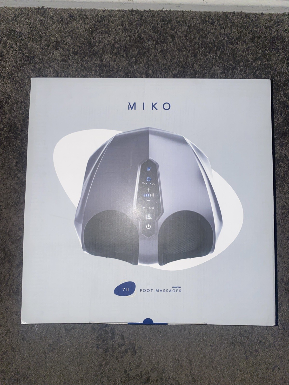 Miko Y2 Foot Massager, Charcoal MMF-01C-2