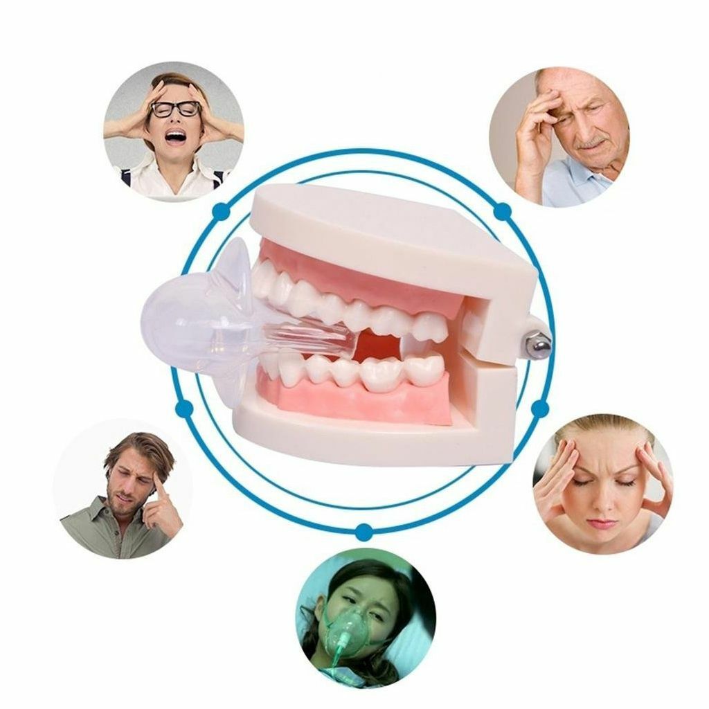 2pcs Anti Snoring Tongue Device Silicone Sleep Apnea Aid Stop Noise Stop Sleeve