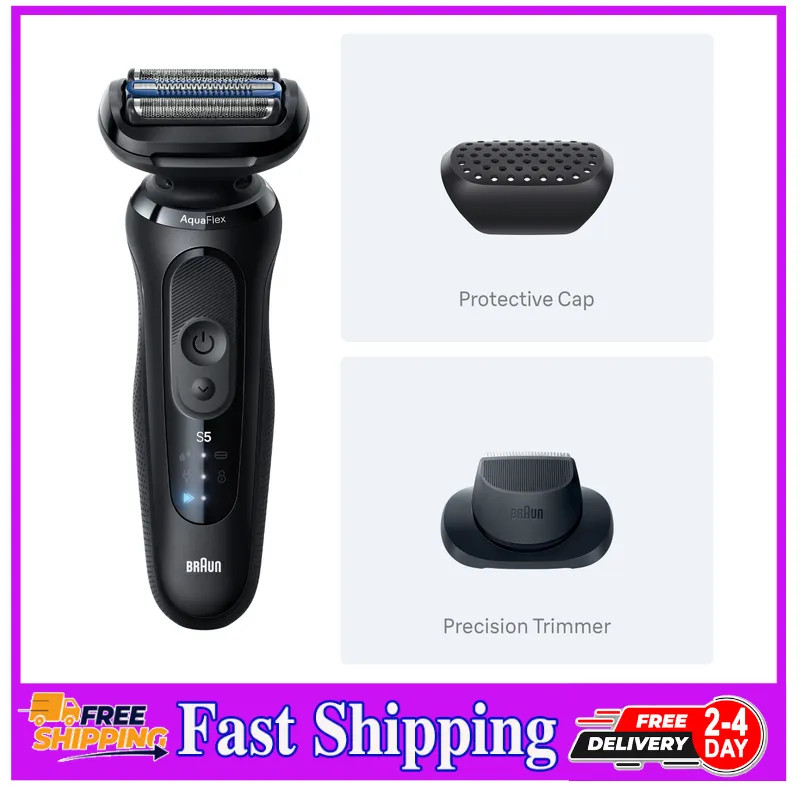 Braun Series 5 Electric Shaver for Men with Beard Trimmer 5118s