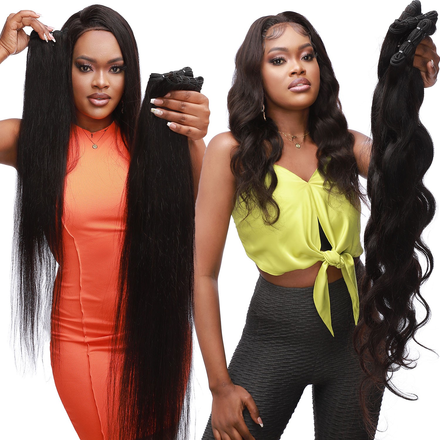 Unprocessed Virgin Remy Human Hair Weave Sew In Body Wave 1-3 Bundles 100g/Pack