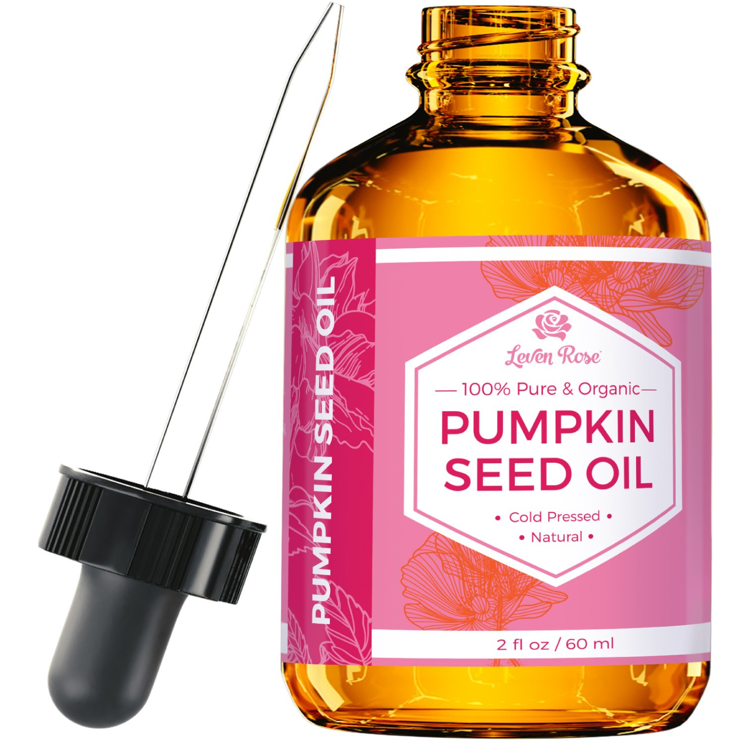 Pure Pumpkin Seed Oil for Hair, Skin & Nails – 2 Oz Moisturizing Extract