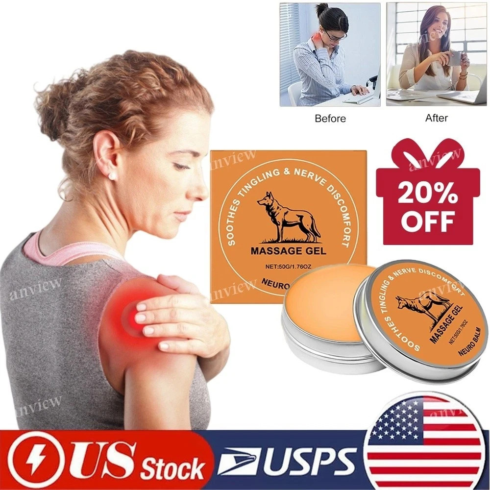 Therawolf Neuro Balm, Joint Care Soothing Cream, Herbal Cooling Soothing Cream