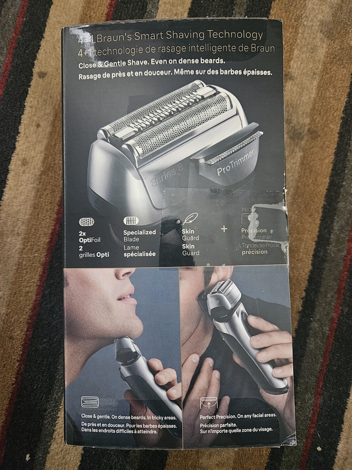 Braun Series 8 S8 8517s Wet Dry Cordless Foil Shaver ProTrimmer Kit
