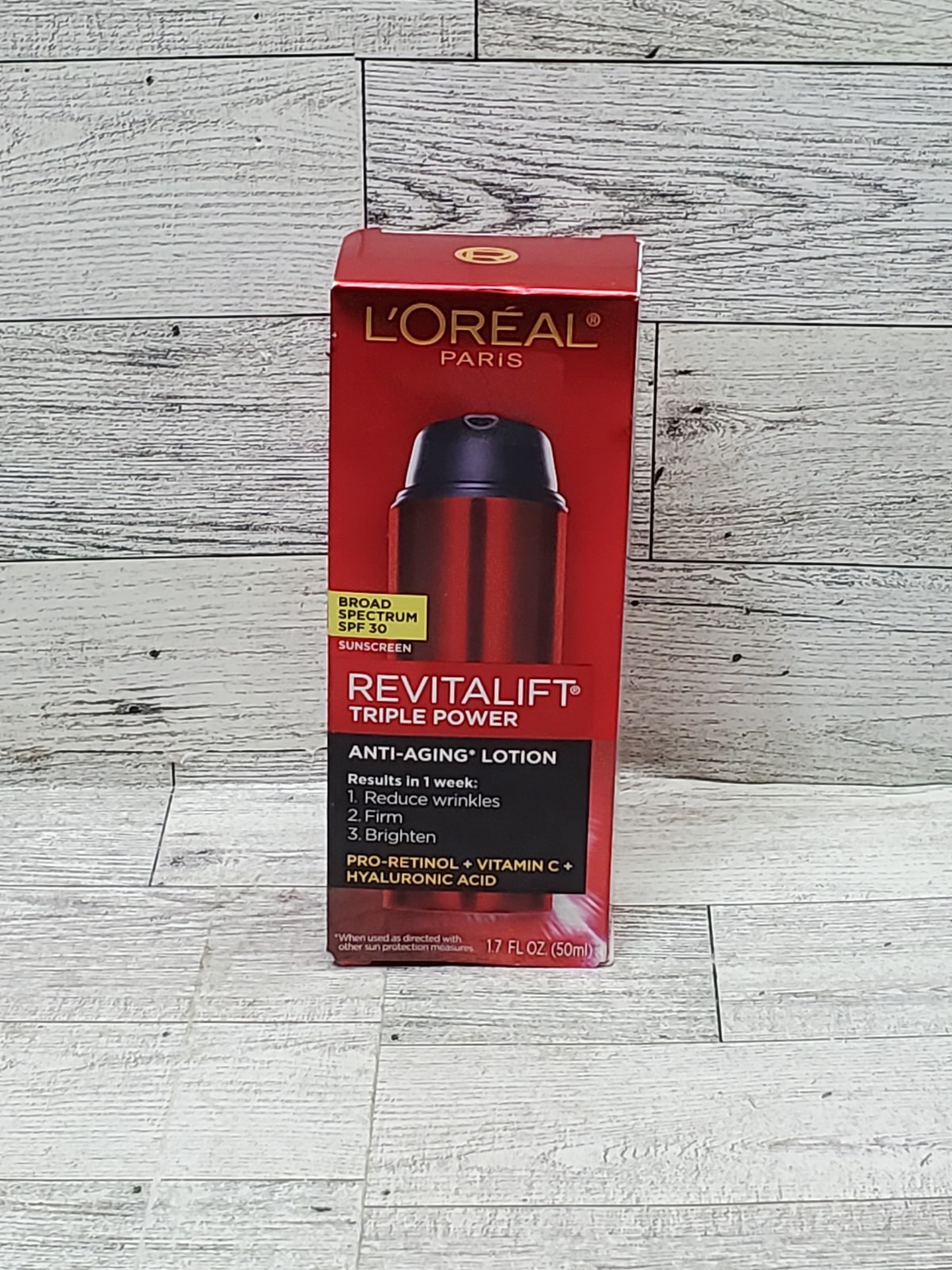 L’Oreal RevitaLift Triple Power Anti-Aging Lotion, 1.7 Oz – Exp 12/27