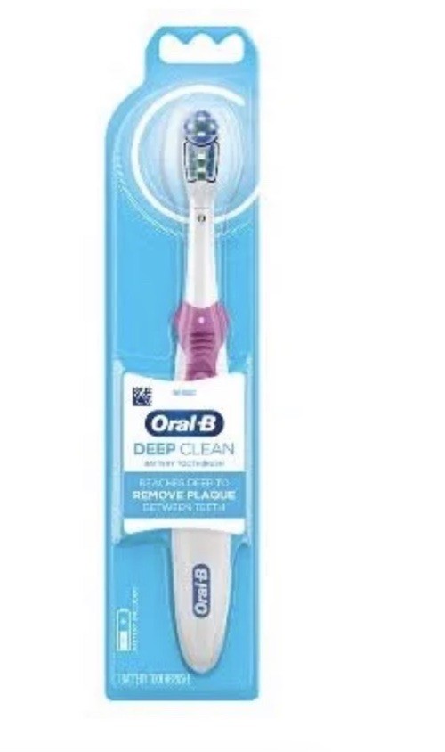 Oral-B Complete Action Deep Clean Electric Toothbrush Battery Assorted Colors