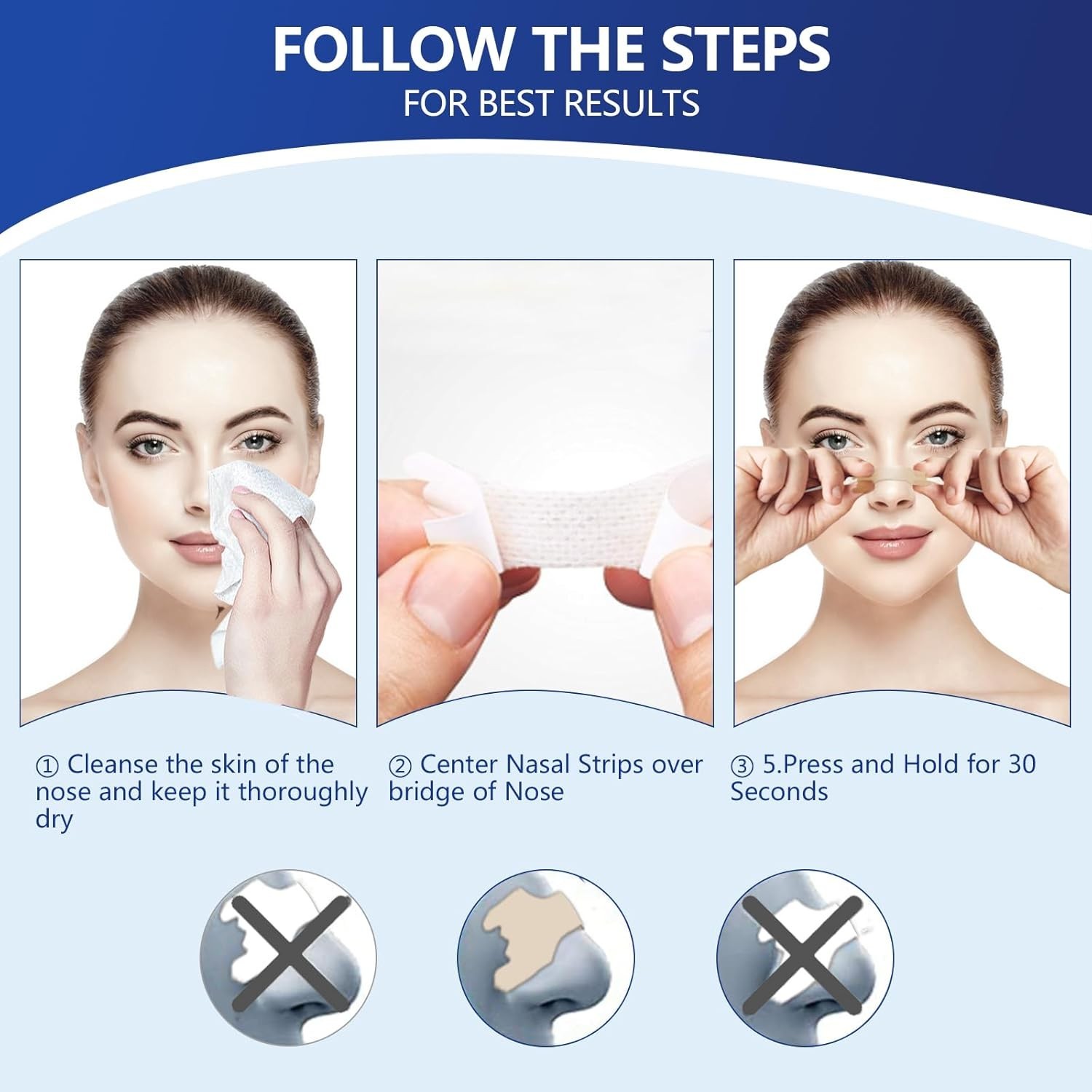 Portable 300 Count Nasal Strips – Effective Snoring Reduction & Breathability