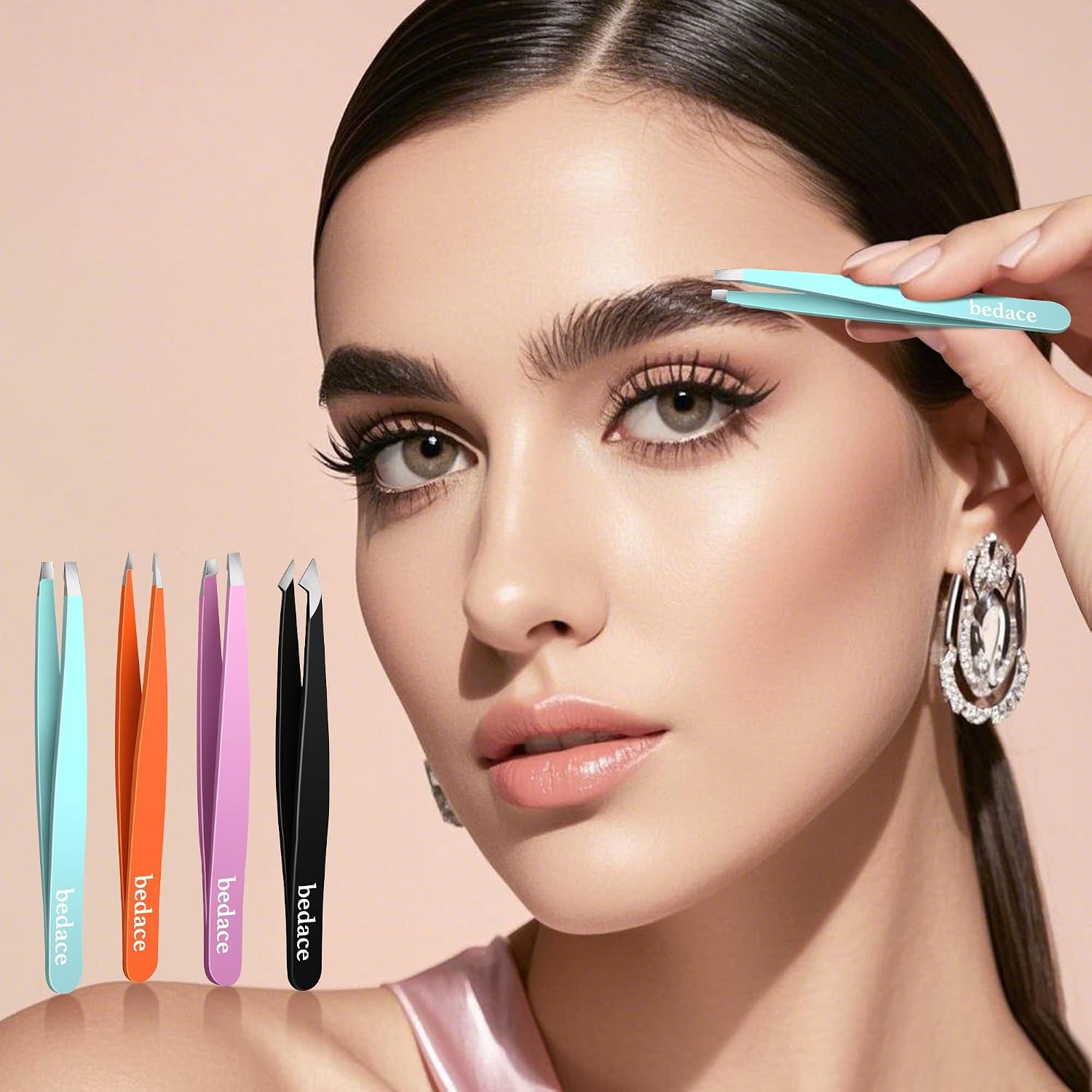 Bedace Tweezers For Women And Men Facial Hairthickened 430 Stainless Steel High