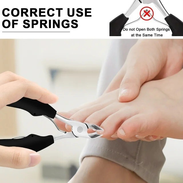 Toe Nails Scissor For Thick Ingrown Toenail Dead Skin Clippers Skin-friendly