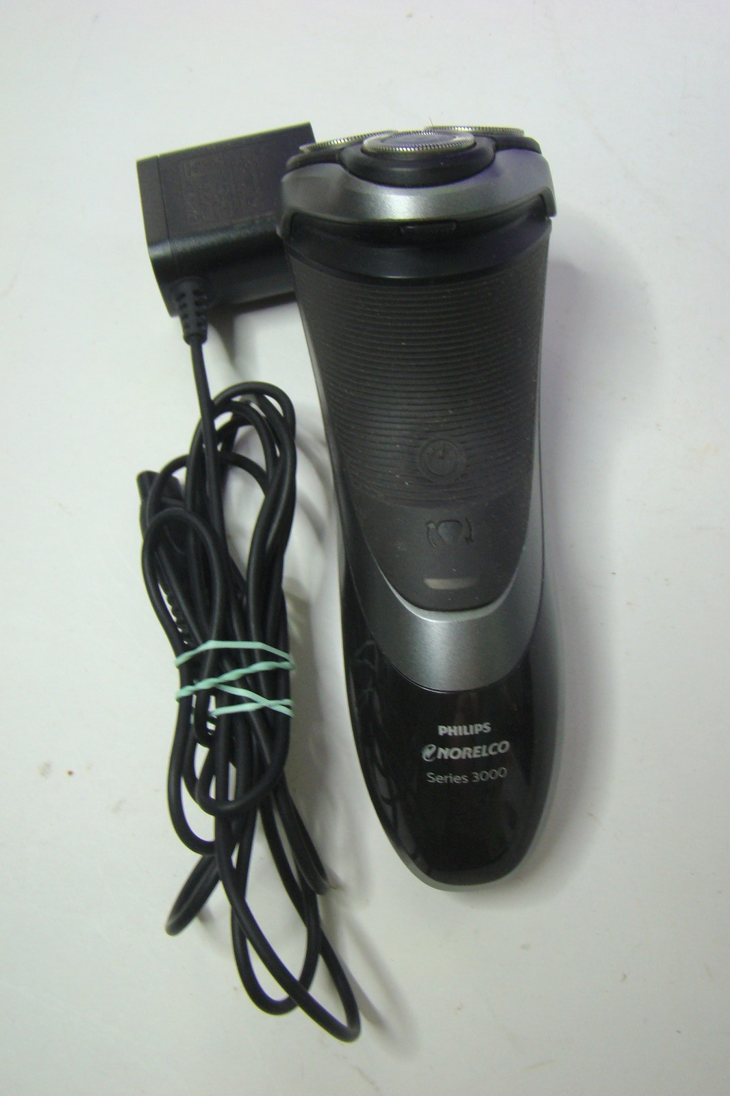 Philips Norelco Series 3000 3-Head Rotary Corded Shaver w/ Trimmer, Black