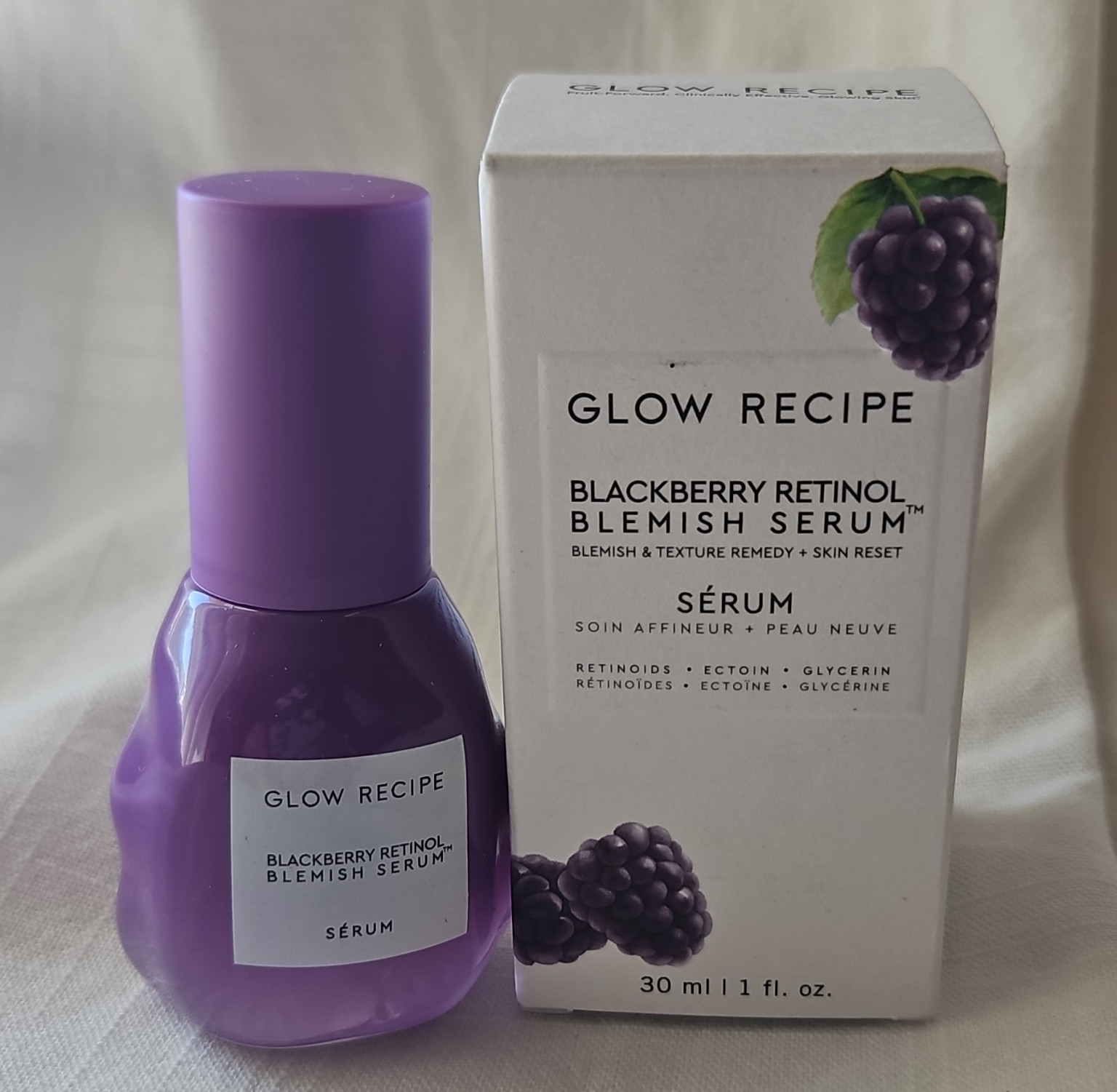Glow Recipe – Blackberry Retinol Blemish Serum – 1 fl oz