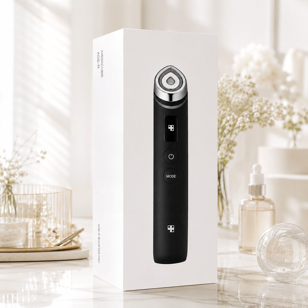 Medicube AGE-R Booster Pro EMS Facial Device 6-in-1 Glass Glow K-Beauty NEW