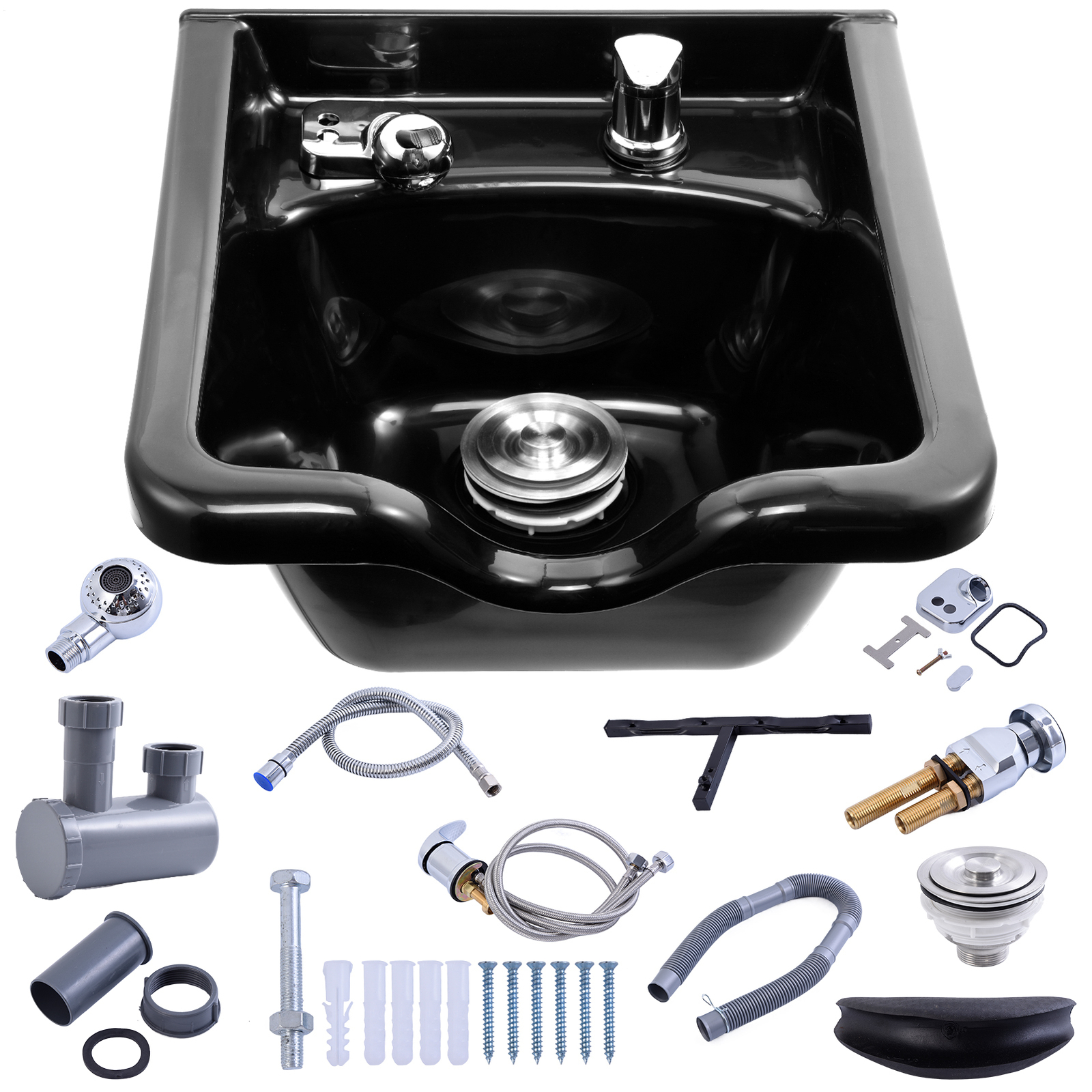 Shampoo Bowl ABS Plastic Salon Spa Hair Sink Beauty Salon Equipment US