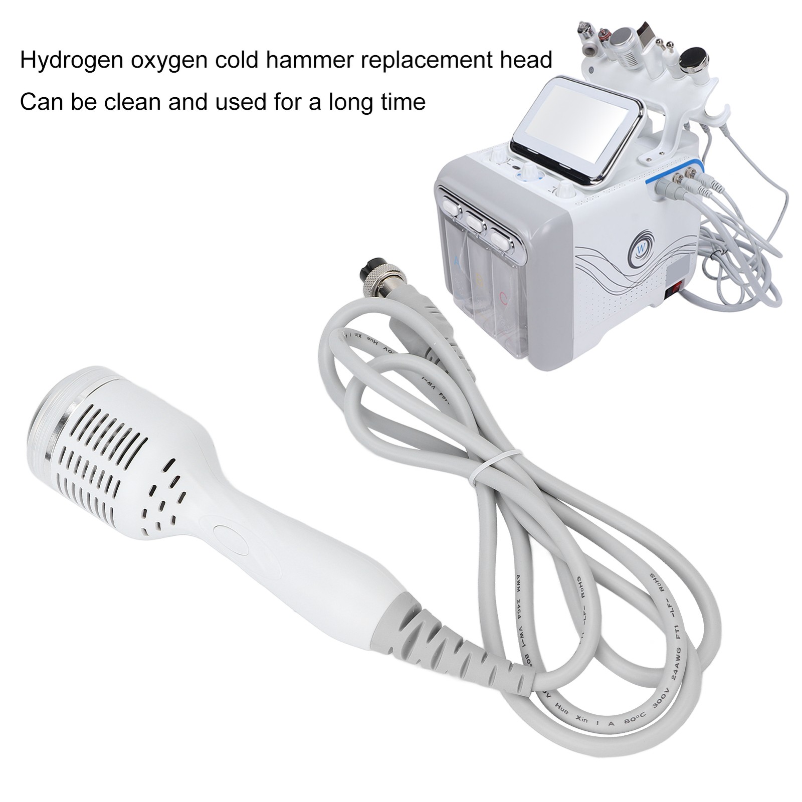 Replacement Cold Hammer Probe Firming Tightening Skin Facial Cleansing Probe For