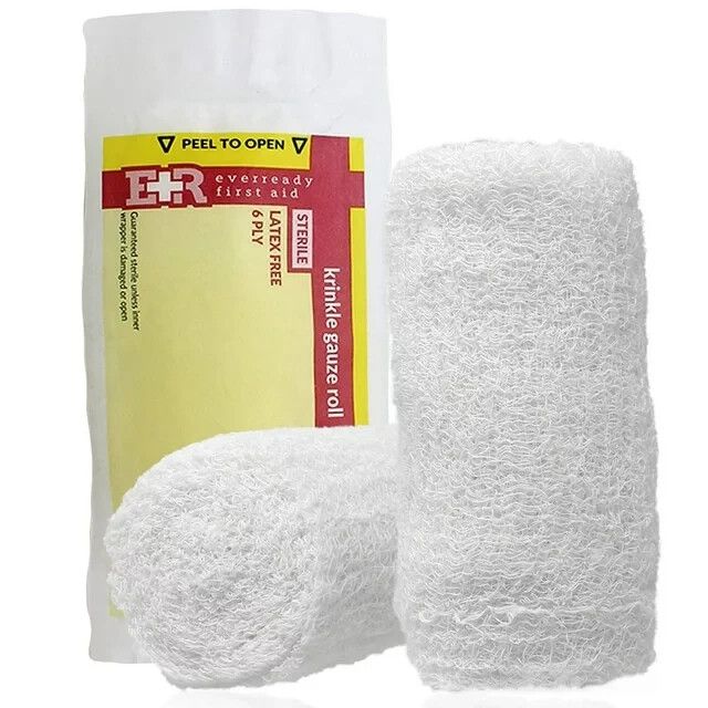 Ever Ready First Aid Sterile Krinkle Kerlix Type 4.5″ x 4.1Yds Bandage – 20 Pack