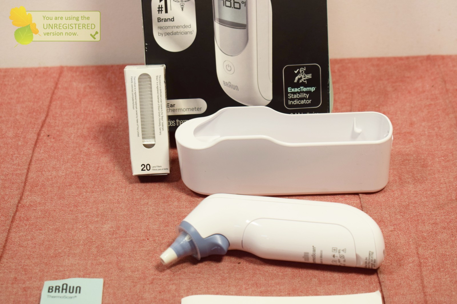 Braun Thermoscan Ear Thermometer with ExacTemp Technology (Pack Wear)