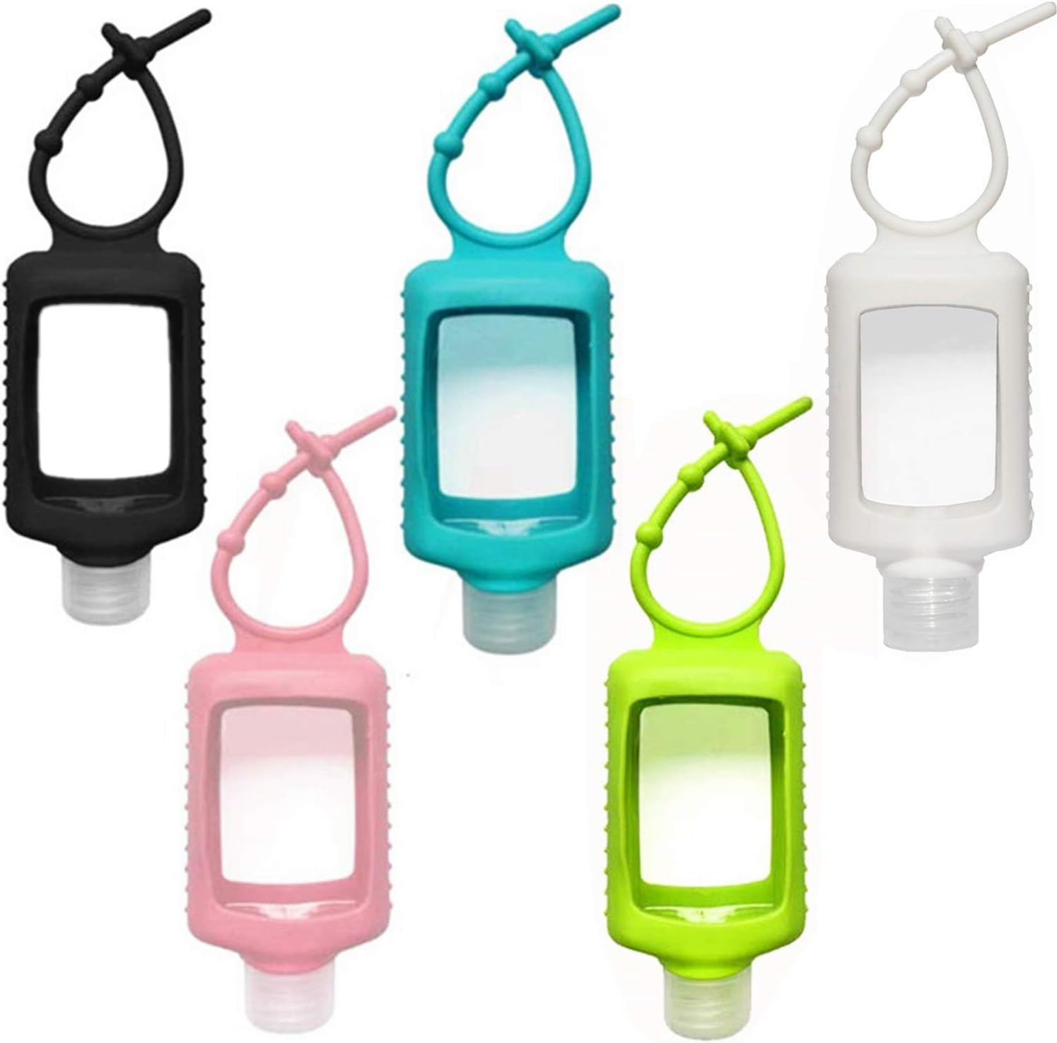 Leak-Proof Squeeze Bottle | Hand Sanitizer Holder, Clip or Strap Attachment, Sof