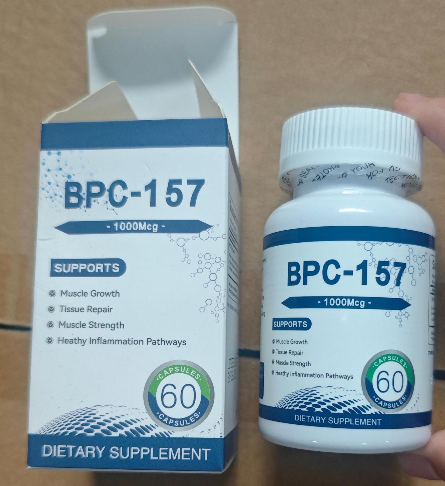 2 bottles B – 157 1000mcg 120 Capsules