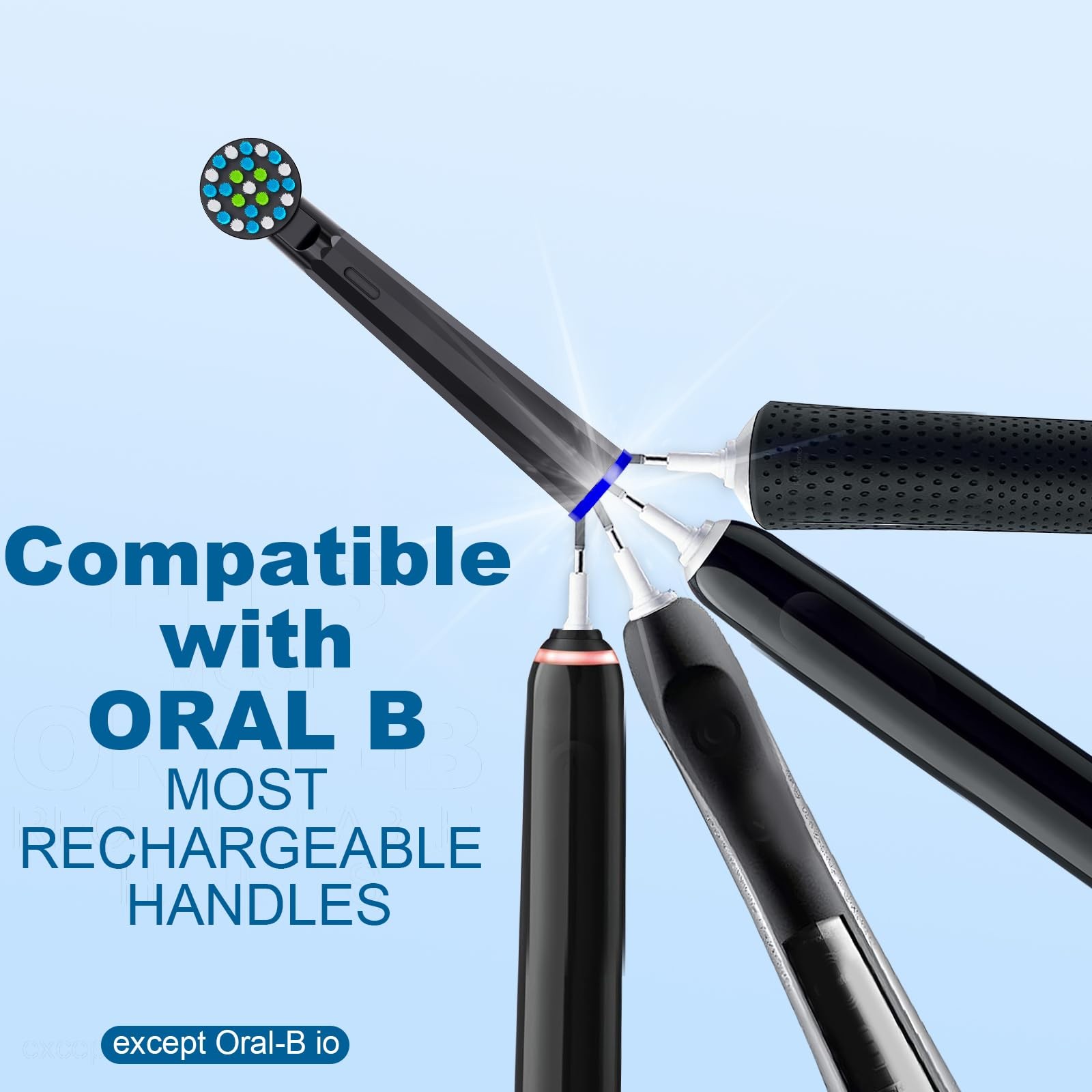 Compatible Replacement Brush Heads for Oral-B Pro 1000, Genius X, Smart 1500 –