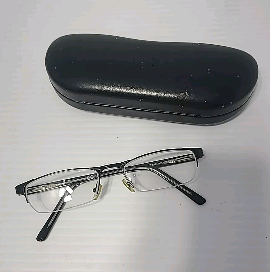 Ray Ban Eyeglasses Frames Only RB6066 2503 50-17-135 Black Half Rim