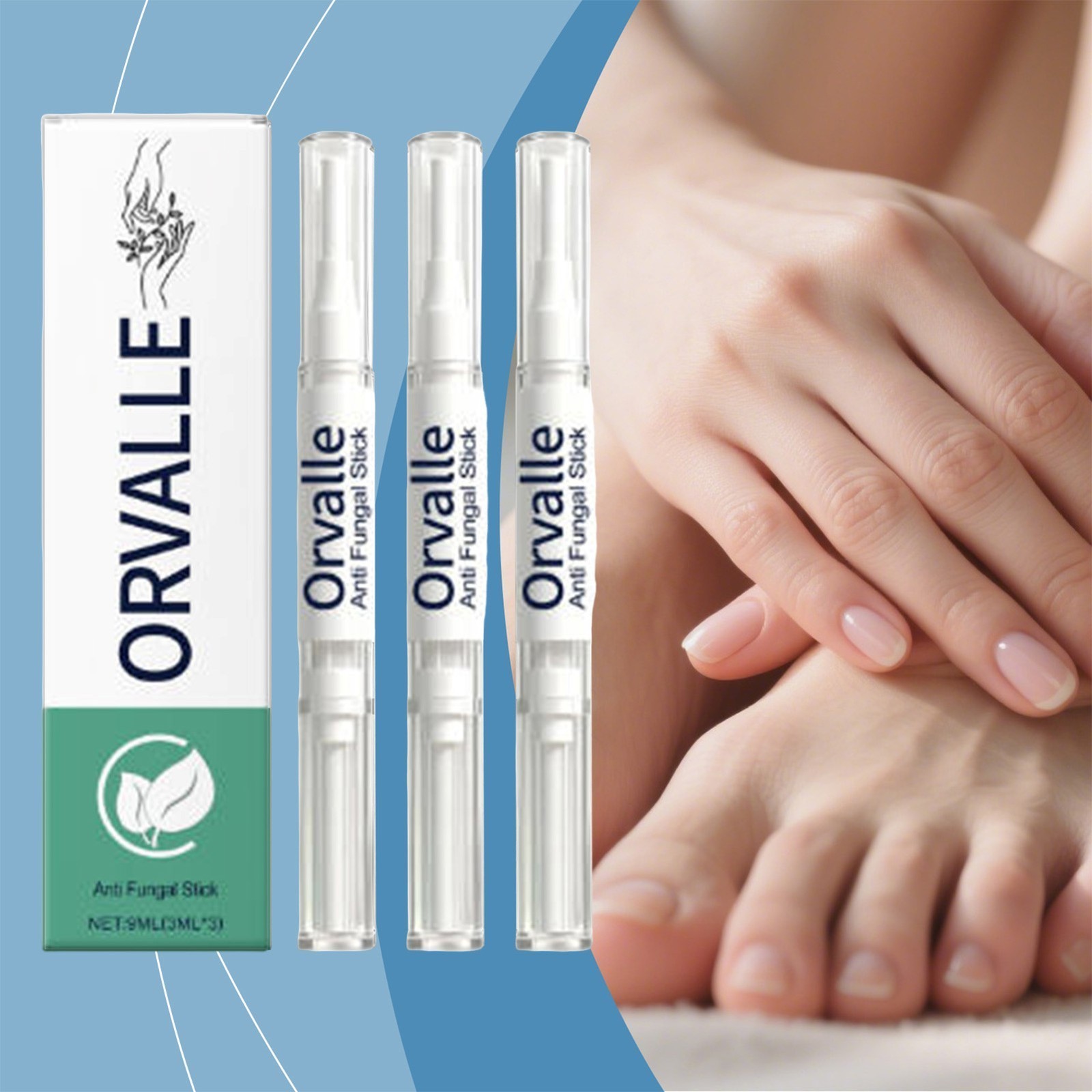 3-15X Orville Nail Fungus Pen Anti Fungus Infection Nail Care Repair Pen Toenail