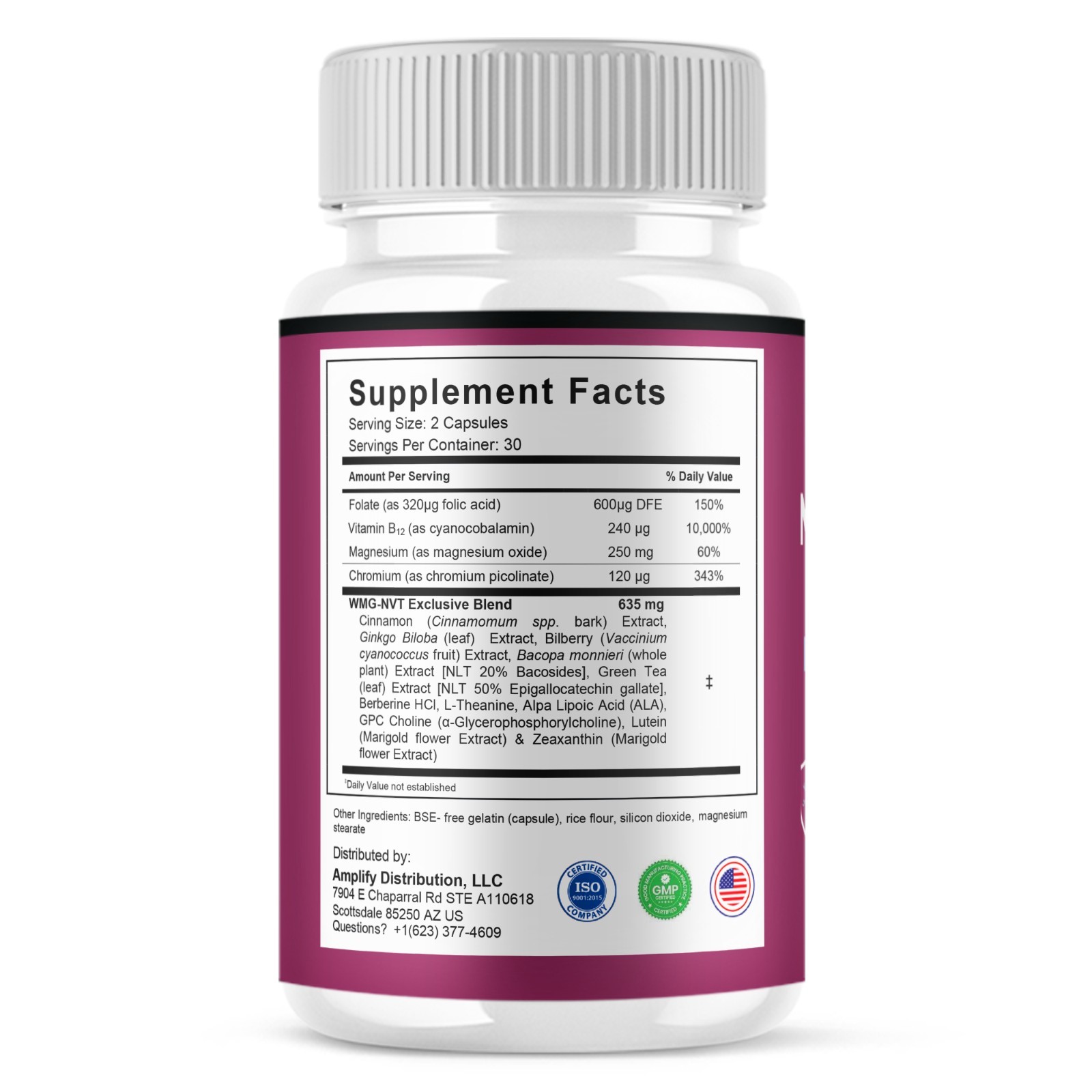 (2 Pack) Nerve Armor Brain Pills, NerveArmor Support Supplement (120 Capsules)