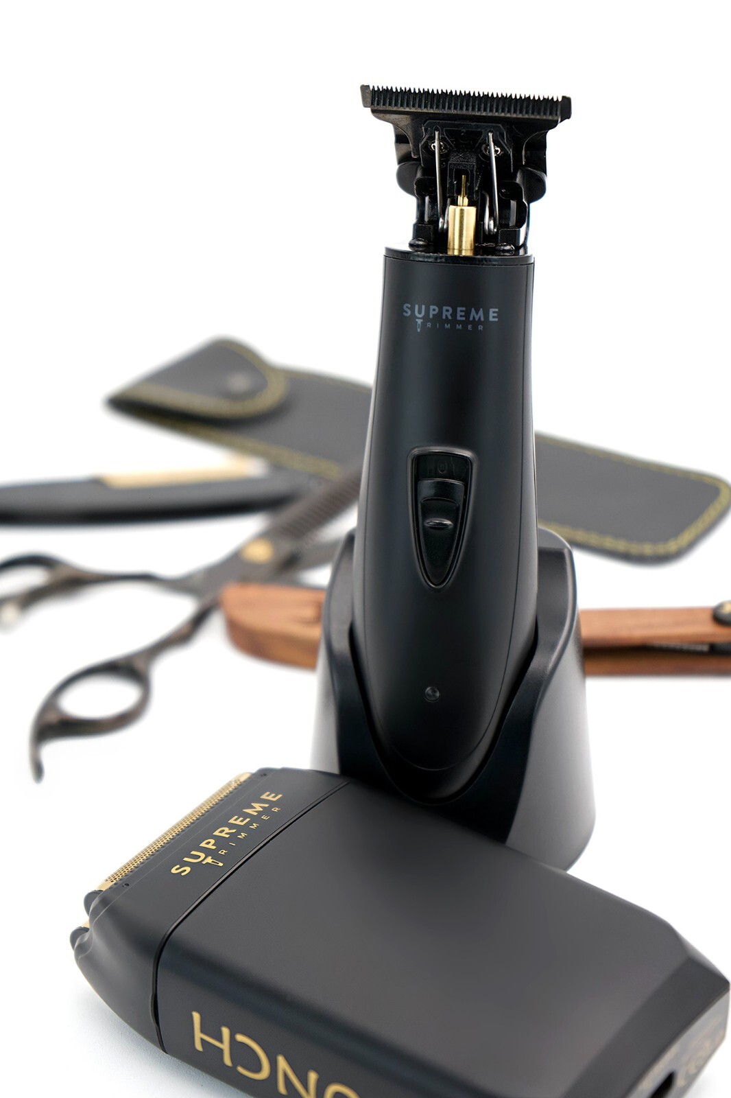 Supreme Trimmer T-Shaper Trimmer & Crunch Foil Shaver Set | STF602 ST5206 Black