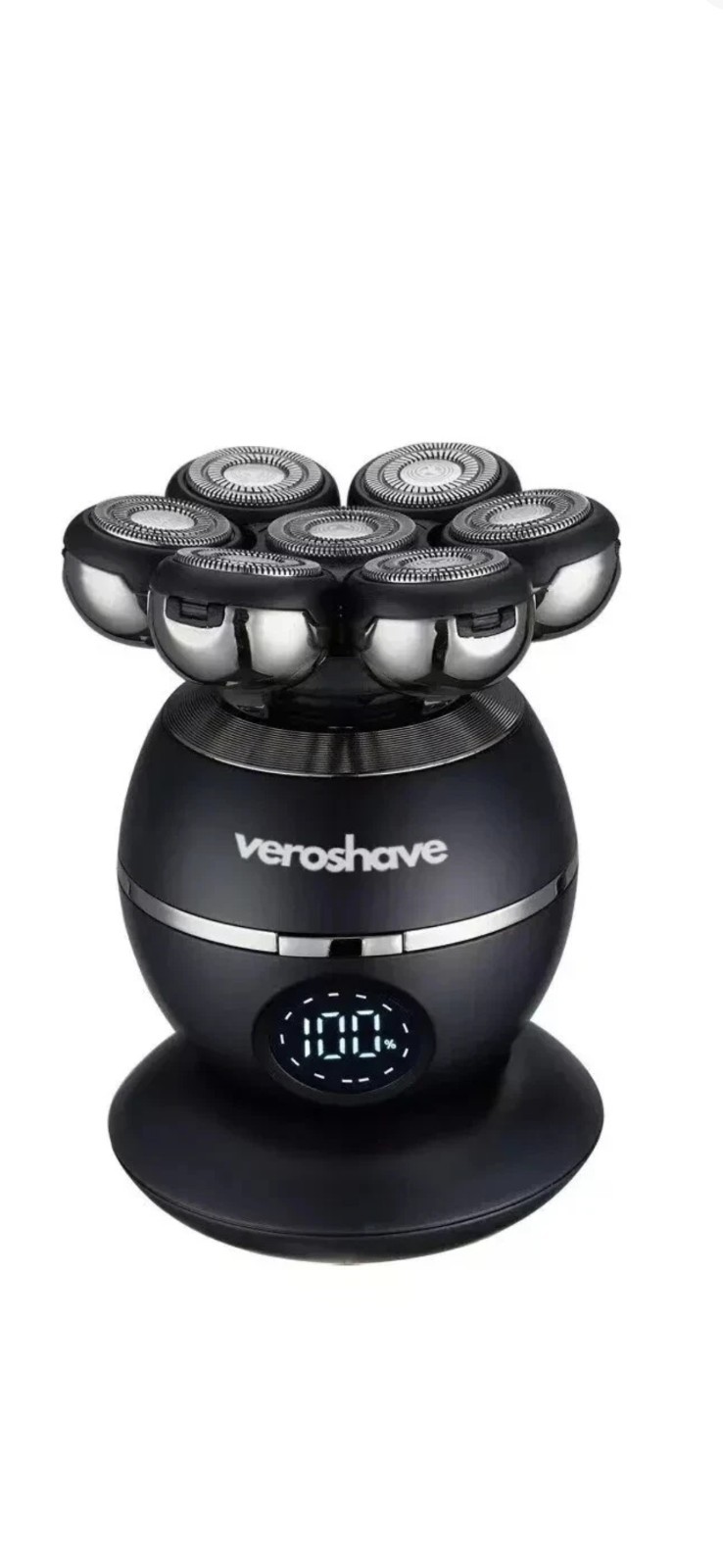 Veroshave 7-Blade Bald Head Shaver for Men – Cordless Hair Shaver for Men Bal