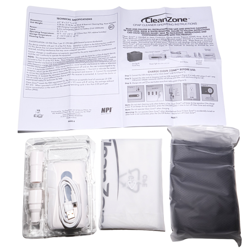 New Buyer Returned Clean Zone Continuous Positive Airway Pressure Crap Cleaner