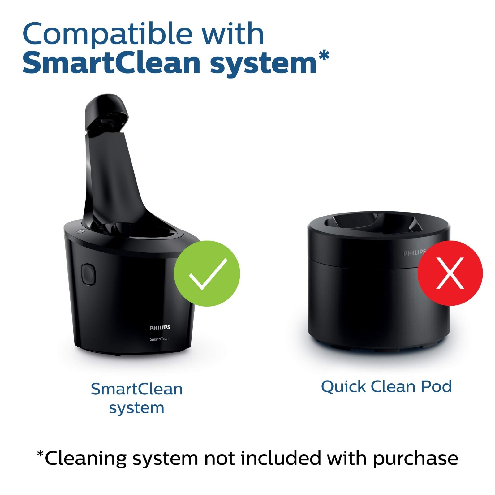 Philips Norelco JC302/52 Smartclean Replacement Cartridge for Shaver Series 9